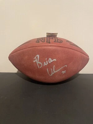 Brian Urlacher 54 Autograph Signed Full Sized Wilson Football Early Career Sig - Image 1 of 4