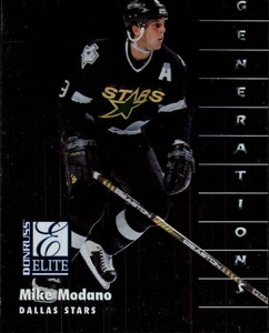 1997-98 Donruss Elite Stars Hockey Card #129 Mike Modano G
