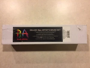 Deluxe 36 pc Artist's Paint Brush Set Art Supplies - Picture 1 of 2