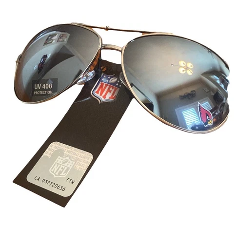 NFL Branded Aviator Sunglasses Arizona Cardinals Cover