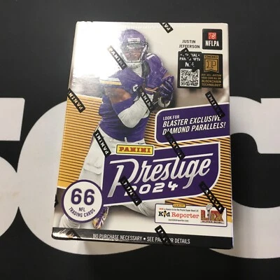 2024 Panini Prestige Football BLASTER Box. 66 Cards Per Box