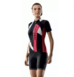 Etxeondo Kaxu Cycling Jersey Shirt Black Pink White Womens Small Spain - Picture 1 of 11