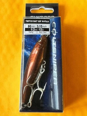 "Cabaleo Shimano Colt Sniper Twitch High Pitch 3 3/4"" 1/2 oz Rootbeer" Foto 1 de 3