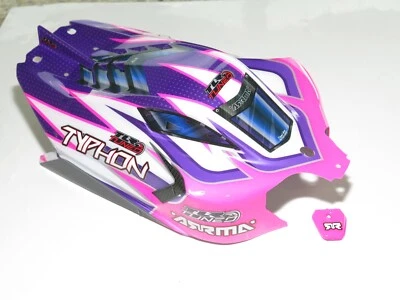 ARA8306 ARRMA TYPHON "TLR TUNED" BUGGY ROSA PÚRPURA CARROCERÍA SHELL Foto 1 de 2