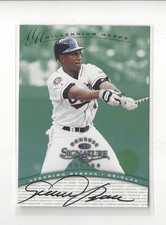 1997 Donruss Signature Millennium Geronimo Berroa AUTOGRAPH Orioles