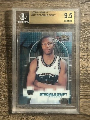 2000-01 Topps Finest Stromile Swift RC #127 BGS 9.5 Gem Mint Old Label Rare - Image 1 of 2