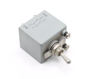 Interruptor de circuito magnético hidráulico militar M39019/03-312 Airpax 2 polos - Imagen 1 de 2