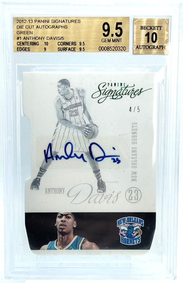 Anthony Davis Grade 9.5 Basketball Autographed Sports Anthony Davis Grade 9.5 Basketball Autographed Sports