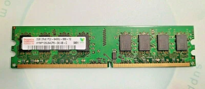 Hynix 2GB 2Rx8 PC2-6400U Desktop ram module HYMP125U64CP8-S6 - Image 1 of 2