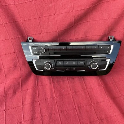BMW 1 2 SERIES F20 F22 F30 f31 F34 HEATER RADIO CONTROL PANEL 9384046, 6832880 - Image 1 of 4