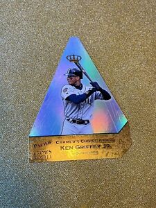 Ken Griffey Jr 1998 Pacific Crown Royale Cramers Choice Award Rare SSP Die Cut
