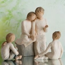 Willow Tree Figurines Set Grandmother with Three Granddaughters