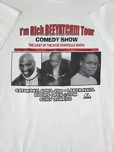 De colección Dave Chappelle "¡Soy rico Beeyatch!!" Camiseta Tour, Talla Mediana (M) 20x28 - Imagen 1 de 13
