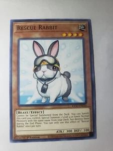 3x Rescue Rabbit 1st Edition Playset Rare KICO-EN034 Yu-Gi-Oh! - Picture 1 of 2