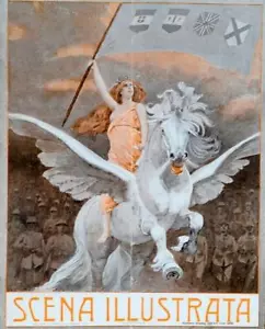 Scena Illustrata Arti Letteratura Musica Teatro Angelo Cavalcata 1900 - Foto 1 di 1