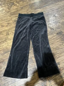 Black Velvet Pants Girls Size 7/8 Circo - Picture 1 of 2