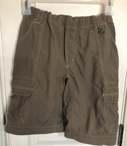 Columbia Boys Size Med Brown Elastic Waist Cargo Shorts - Picture 1 of 4