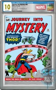 SERIAL #0100 MARVEL COMICS - JOURNEY INTO MYSTERY #83 - SILVER FOIL - CGC 10 GEM - Picture 1 of 3