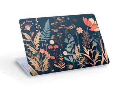 Natural Wild Blooms Laptop Skin, Macbook Skin, Laptop Skin Sticker - Custom Size - Image 1 of 2