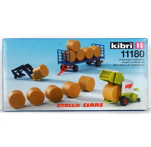 KIBRI 11180 HO H0 1:87 Farm Machinery CLAAS - Modern (Round Bale) Haymaking Set - Picture 1 of 3