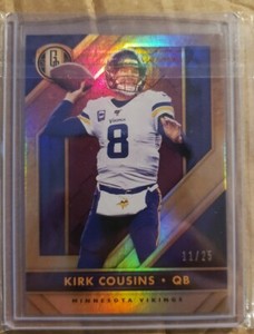2020 Gold Standard Kirk Cousins /25 Vikings 