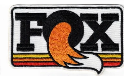 Fox Racing Motocross Logo 4x3.5in Embroidered Sew / Iron-on Patch - Image 1 of 2