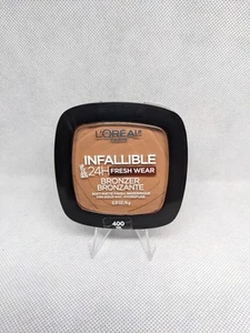 Bronceador L'Oreal Infalible 24H Fresh Wear acabado mate suave 400 bronceado 0,31 oz. Nuevo - Imagen 1 de 4