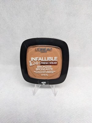 L'Oreal Infallible 24H Fresh Wear Bronzer Soft Matte Finish 400 Tan 0.31oz. New - Image 1 of 4