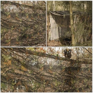 Camouflage Netting 59" W 1.5m Camo Burlap Camouflage Netting Cover Army Military - Picture 1 of 26