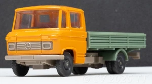 1/87 H0 WIKING Mercedes MB L 408 Pritsche ohne Lenkrad, ~ gelborange, 1973-1975 - Picture 1 of 16