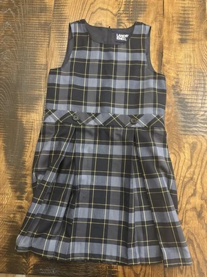 Vestido justo uniforme xadrez Lands' End feminino tamanho 10 - Imagem 1 de 2