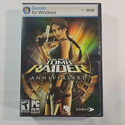 Tomb Raider Anniversary Eidos Lara Croft NTSC PC Complete CIB - Image 1 of 4