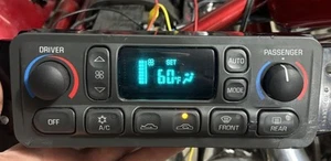 97-04 Corvette Electronic Dual A/C Climate Control C5 BRIGHT DISPLAY NO CORE - Picture 1 of 12