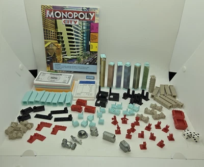 Replacement Parts Monopoly City Hasbro Buildings Sky Scrapers Wind Turbines More - Image 1 of 4