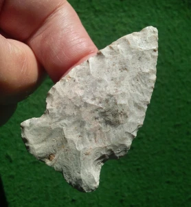 2-5/16" REIS GELAPPT HENRY COUNTY MISSOURI PFEILSPITZE AUTHENTISCHE PROJEKTILSPITZE - Bild 1 von 24
