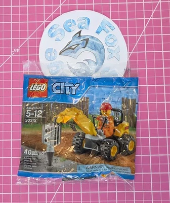 LEGO – City – Demolition Driller - Poly Bag - #30312 – New Sealed! - Image 1 of 2