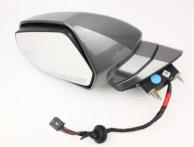 Conjunto de espejo retrovisor de puerta HSV Chevrolet Camaro SS 2SS 2018-on LHS ACERO SATINADO GRIS Foto 1 de 4