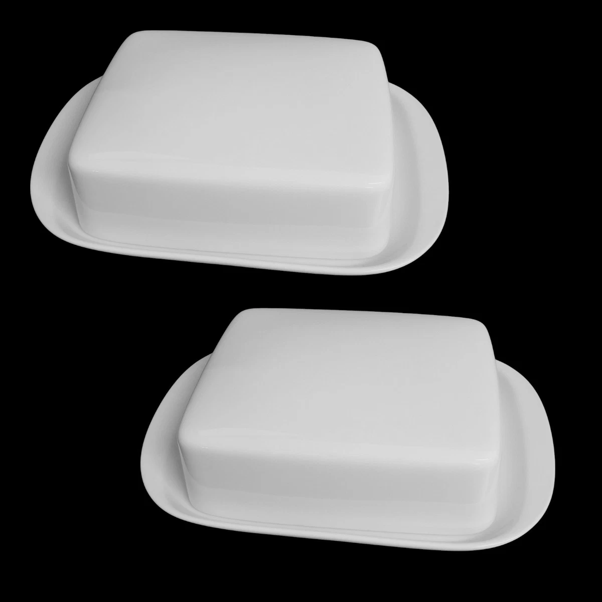 Butterdose Aus Keramik Mit Deckel & Messer – Porzellaner Butterhalter, Spülmaschinenfest & Dekorativ