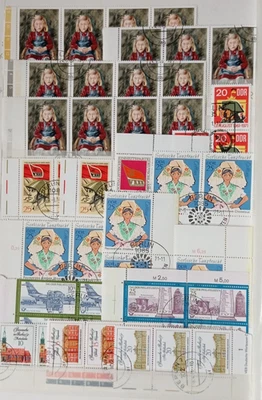EAST GERMANY DDR 1971 STAMPS/SETS IN USED CTO BLOCKS, SPECIAL CANCELS - Image 1 of 3