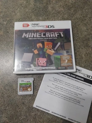 Minecraft New Nintendo 3DS Edition (Nintendo 3DS, 2017) CIB Completo Foto 1 de 4