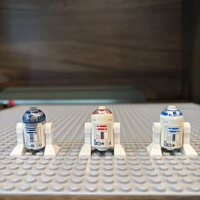 LEGO Star Wars Astromech Droid Minifigure Lot (x3) - R2-D2 R5-D4! - Image 1 of 2