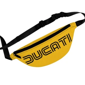 Ducati "Logo: 1975" Gold Sling Bag/Fanny Pack - Picture 1 of 5