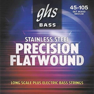 Cordes de Basse GHS 45-105 Flatwound Stainless Long Scale Precision - Picture 1 of 1