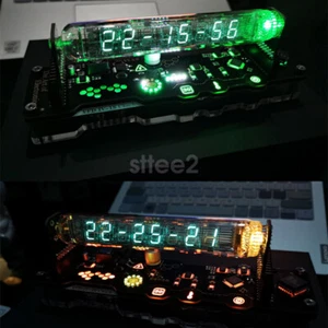 IV-18 VFD Tube Clock Refer Nixie Tube Clock RGB LED Home Decor Clock Desk Clock - Picture 1 of 8