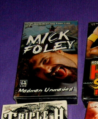 MICK FOLEY - MADMAN DESENMASCARADO - WWF WWE VHS Video (2000) Sellado de fábrica, Nuevo, Fuera de existencia Foto 1 de 2