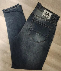 JEANS AZULES RECICLADOS SLIM FIT W34 L30 ELÁSTICOS CÓMODOS DESGASTADOS PARA MUJER AZULES - Imagen 1 de 7