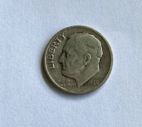 US Coins 1949-S Roosevelt Dime Cover