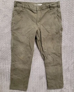Carhartt Duck Relaxed Fit Jeans Utility Arbeitshose Grün 103279 Herren Größe 40x32 - Bild 1 von 13