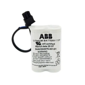 3HAC044075-001/01 7.2V SMB Battery for ABB Robot CPU ABBTA521 ABB3HAC16831-1 - Picture 1 of 8