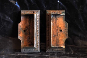 Caja registradora nacional modelo 47 par tapas de latón antiguas - Imagen 1 de 2